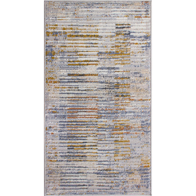 TAPETE PARA SALA POLIÉSTER 90 X 50 CM MULTICOLOR SUAVE AL TACTO