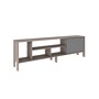 MUEBLE PARA TV PARA 65 PULGADAS MDP GRIS 38 X 186 X 6 CM