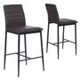 SET DE BANCOS TAPIZADOS DE 98 X 46 X 43 CM 2 PIEZAS