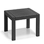 MESA CUADRADA RÍGIDA VICTORIA POLIPROPILENO GRIS