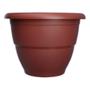 MACETA DE PLÁSTICO CIRCULAR EXTRA GRANDE TERRACOTA 63 CM PARA INTERIOR Y EXTERIOR