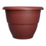 MACETA DE PLÁSTICO REDONDA GRANDE TERRACOTA 16 PULGADAS PARA INTERIOR Y EXTERIOR
