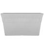 MACETA DE PLÁSTICO JARDINERA EXTRA GRANDE GRIS 47 CM PARA INTERIOR Y EXTERIOR