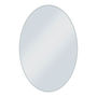 ESPEJO PARA BAÑO DE PARED OVALADO SIN MARCO BISELADO 53.3 X 78.7 CM