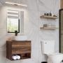 ESPEJO PARA BAÑO DE PARED RECTANGULAR SIN MARCO 91.4 X 76.2 CM BORDE BISELADO