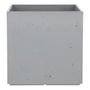 MACETA BETON CUBICA 2 L CEMENTO