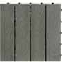 PISO MODULAR WPC GRIS 9 PIEZAS CAJA CON 0.81 M2