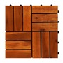 PISO MODULAR GLÜCK PLATZ MODELO PARKET COLOR MIX BROWN CAJA CON 0.81 M2