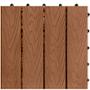 PISO MODULAR CAFÉ CLARO 9 PZ CAJA CON 0.81 M2