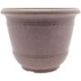MACETA DE RESINA URSULA COLOR QUARTZ 16