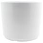MACETA DE RESINA CILÍNDRICA GRANDE BLANCA 38.1 CM PARA INTERIOR Y EXTERIOR