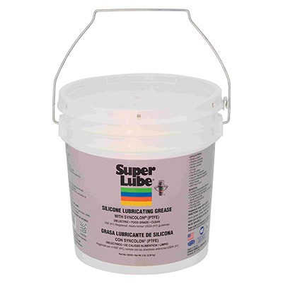 GRASA DE SILICONA CON PTFE MULTIUSOS CUBETA 2.26 KG BLANCO TRANSLUCIDO IMPERMEABLE