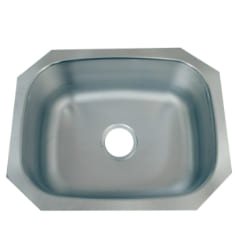 TARJA 1 TINA ACERO INOXIDABLE SUBMONTAR 55 X 43 CM CON AMORTIGUADOR DE RUIDO