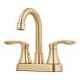LLAVE PARA LAVABO DUOMANDO DORADO ALEXANDRIA CUELLO ALTO
