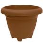 MACETA DE PLÁSTICO REDONDA CHICA TERRACOTA 12 CM PARA INTERIOR Y EXTERIOR