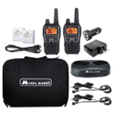 RADIO MIDLAND T77VP5 38M 2P ARGADOR Y FUNDA NEGRO