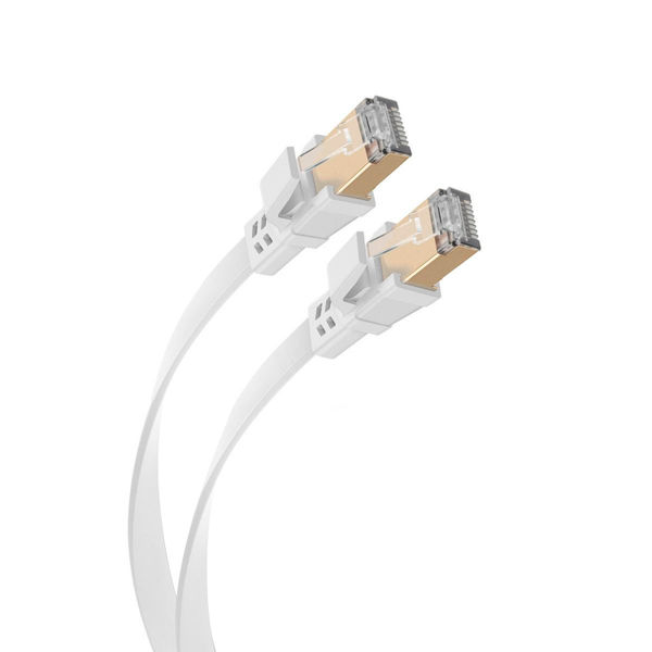 CABLE ETHERNET PLANO CAT8 10 M STEREN