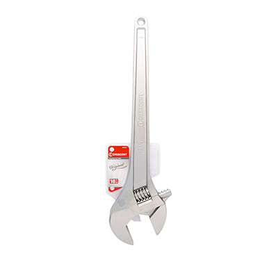 LLAVE PERICA AJUSTABLE 18" ACERO FORJADO ACABADO CROMO