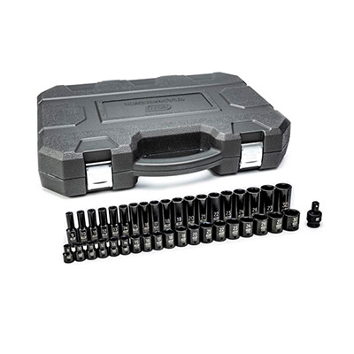 JUEGO DE DADOS DE IMPACTO PROFUNDOS METRICOS 39 PIEZAS CUADRO 1/2"