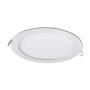 LÁMPARA DE TECHO EMPOTRABLE LED TECHO REDONDA 5" 6 W BLANCA MATE 4 PIEZAS
