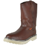 ZAPATO DE SEGURIDAD BOTA ROPER PIEL COLOR CAFE MOKA CASCO POLIAMIDA SUELA TRAILER T 6