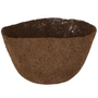 MACETA REDONDA DE FIBRA DE COCO MEDIANA CAFÉ 31 CM PARA EXTERIOR
