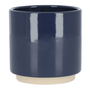 MACETA DE CERÁMICA REDONDA MINI AZUL POLVORIENTO 8 CM PARA INTERIOR