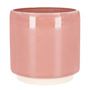 MACETA REDONDA DE CERÁMICA MINI ROSA VIEJO BRILLANTE 8 CM PARA INTERIOR