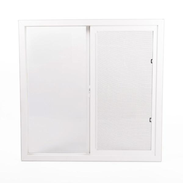 VENTANA CORREDIZA PVC 90 X 90 CM APERTURA CORREDIZA BLANCO