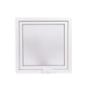 VENTANA PROYECTANTE PVC 60 X 60 CM APERTURA PROYECTANTE BLANCO