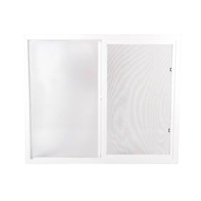 VENTANA CORREDIZA PVC 120 X 100 CM APERTURA CORREDIZA BLANCO