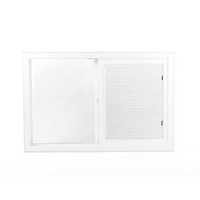 VENTANA CORREDIZA PVC 60 X 90 CM APERTURA CORREDIZA BLANCO