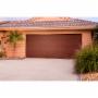 PUERTA GARAGE MODERNA RAYAS NOGAL 4.88 X 2.29 M