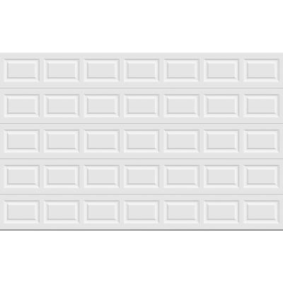 PUERTA DE GARAGE CLÁSICA CUADROS BLANCO 4.27 X 2.67 M