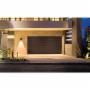 PUERTA GARAGE MODERNA RAYAS CHOCOLATE 4.27 X 2.29 M