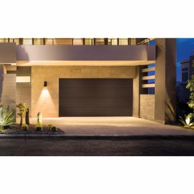 PUERTA GARAGE MODERNA RAYAS CHOCOLATE 5.49 X 2.29 M