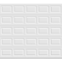 PUERTA GARAGE CLÁSICA CUADROS BLANCO 3.05 X 2.67 M