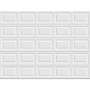 PUERTA GARAGE CLASICA CUADROS BLANCO 3.05 X 2.29 M