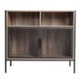 ESTANTE DE ALMACENAMIENTO DE 4 ESPACIOS CON 2 PUERTAS 90X35X80CM ARCE