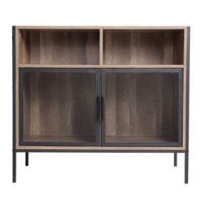 ESTANTE DE ALMACENAMIENTO DE 4 ESPACIOS CON 2 PUERTAS 90X35X80CM ARCE