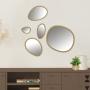 SET DE ESPEJOS DECORATIVOS IRREGULARES 5 PIEZAS