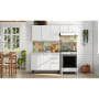 COCINA INTEGRAL 2 MÓDULOS 160 X 200 X 60 CM ACERO BLANCA