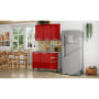 MUEBLE DE COCINA 2 MÓDULOS 160 X 120 X 60 CM METAL ROJO