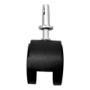 RUEDAS GEMELAS DE 5 CM NEGRO 2 PIEZAS
