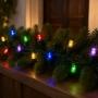 LUCES NAVIDEÑAS LED MULTICOLOR 6.52 M 100 LUCES