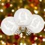 LUCES NAVIDEÑAS 9 ESFERAS LED BLANCO CÁLIDO 3.15 M 135 LUCES