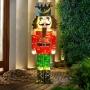 FIGURA NAVIDEÑA CASCANUECES CON LUZ LED 182 CM MULTICOLOR
