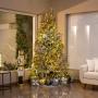 ÁRBOL DE NAVIDAD GRAND DUCHESS 2.28 M VERDE CON LUCES LED 3271 RAMAS Y 2250 FOCOS