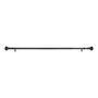 CORTINERO 1.83 M X 7.5 X 11.5 CM NEGRO
