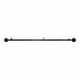 CORTINERO AJUSTABLE DE 1.07 A 3.05 M NEGRO